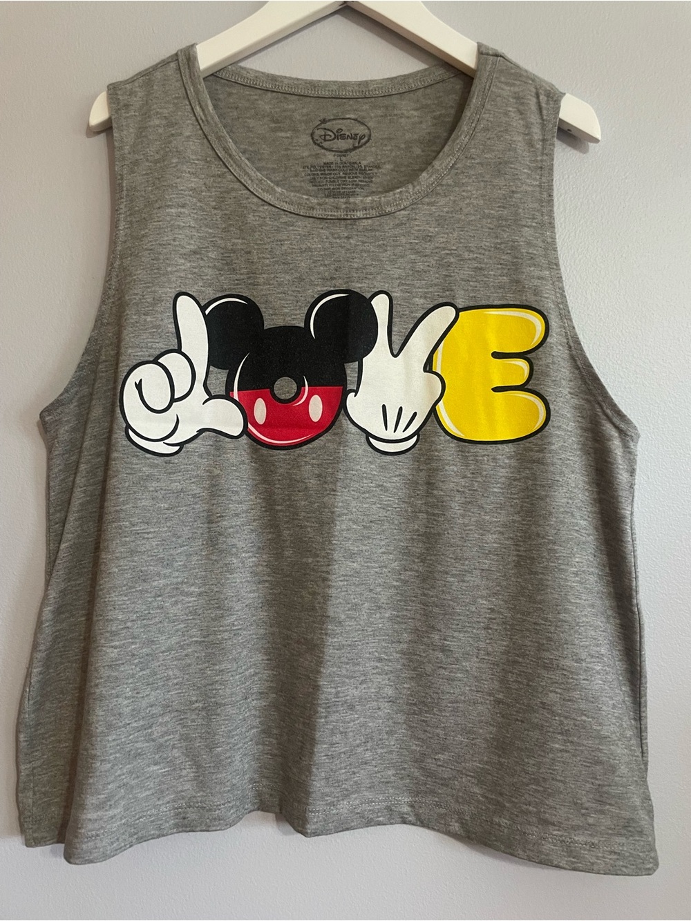 Disney Gray Logo Tag Interior Print